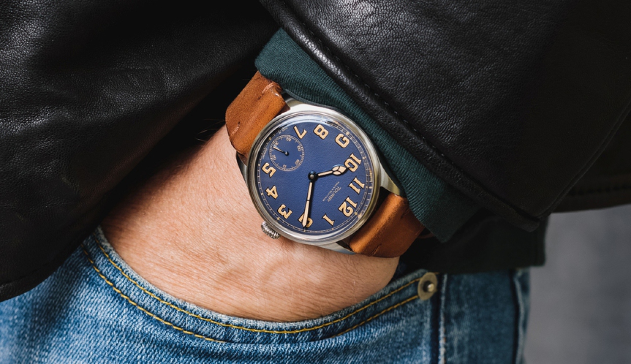 Tourby Watches - Old Military Vintage Blue