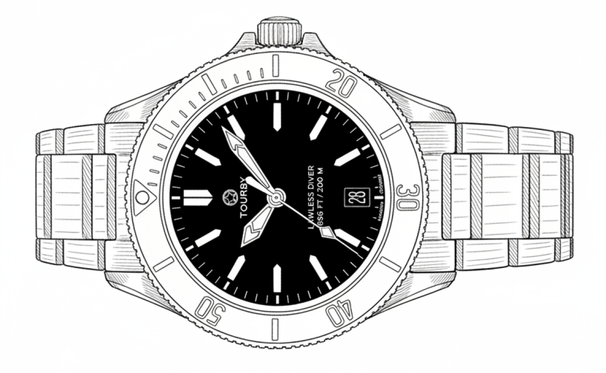 Tourby Watches - Lawless Gradient BB 42